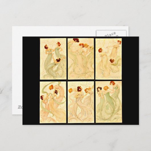 ポストカクラシックード/ヴィンテージ – ラファエルキルヒナー29 ポストカード (正面/裏面)