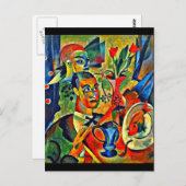 ポストカクラシックーヴィンテージアートマ威厳があるック15 ポストカード (正面/裏面)