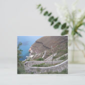 ポストカルテサントリーニフィラトレッペズムハフェン ポストカード (スタンド正面)