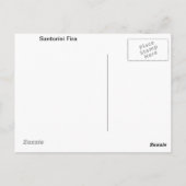 ポストカルテサントリーニフィラトレッペズムハフェン ポストカード (裏面)