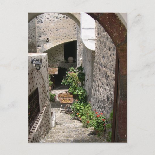 ポストカルテサントリーニフィラ ポストカード (正面)