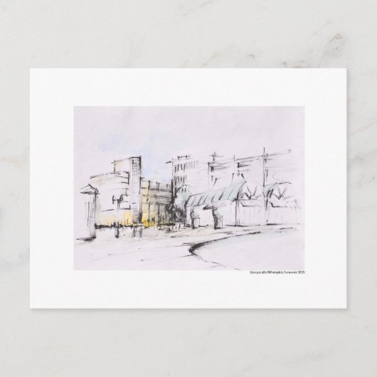 ポストカルテツァイヒヌンブリスティフトハノーバーランドシャフト ポストカード (正面)