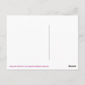 ポストカルテマジックマンダラマゼンタ ポストカード (裏面)