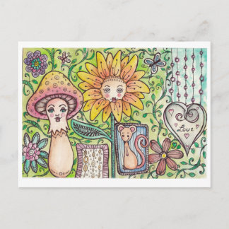 ポストカルテミットルスティジェムファンタジエモティヴ ポストカード