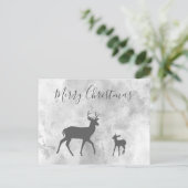 ポストカルテメリークリスマスヒルシュ ポストカード (スタンド正面)