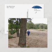 ポストカルテ – "abhangen" ポストカード (正面/裏面)