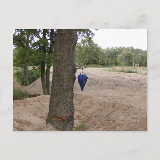 ポストカルテ – "abhangen" ポストカード (正面)