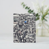 ポストカルテ「Blauer Schirm in grauer Masse」 ポストカード (スタンド正面)