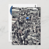 ポストカルテ「Blauer Schirm in grauer Masse」 ポストカード (正面/裏面)