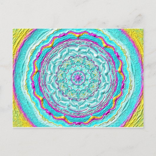 ポストカルト06 「シアンのパワー」 ポストカード (正面)