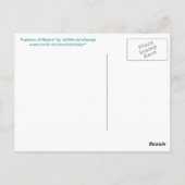 ポストカルト12 「自然の爆発」 ポストカード (裏面)