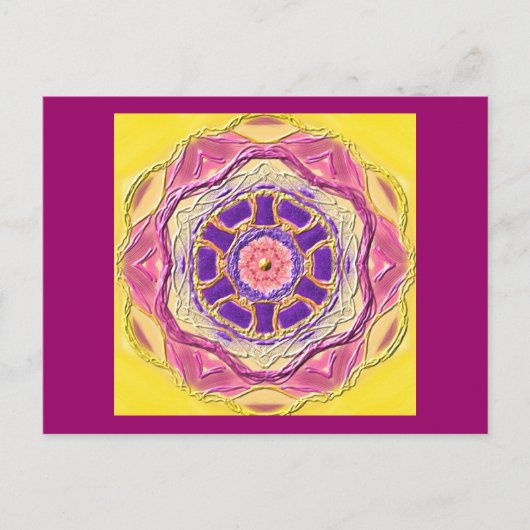 ポストカルト17 "癒しの王" ポストカード (正面)