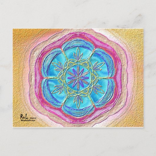 ポストカルト20「霊の流れ」 ポストカード (正面)