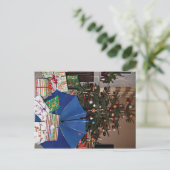 ポストカルト – Weihnachen beim Blauen Schirm ポストカード (スタンド正面)