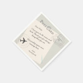 ポストカーカスタムドのメッセージパーソナルラブノート スタンダードカクテルナプキン (角)