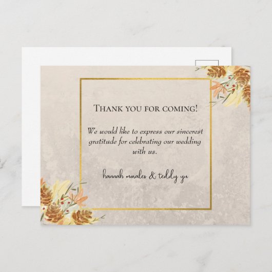 ポストカードありがとうござ来う! ポストカード (正面/裏面)