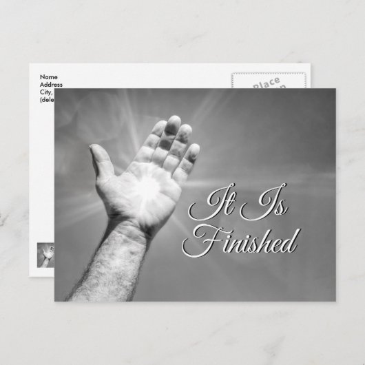 ポストカードが完成した ポストカード (正面/裏面)