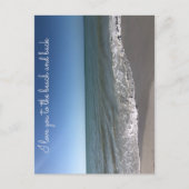 ポストカードとビーチが大好き ポストカード (正面)