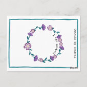 ポストカードとワークシートを1枚！ ポストカード (裏面)