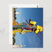 ポストカードに作成されたボランティア活動への献上品 ポストカード (正面/裏面)