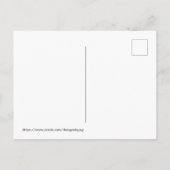 ポストカードに描かれたアメリカン・バルド・イーグル ポストカード (裏面)