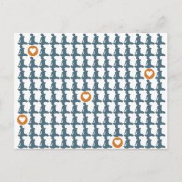 ポストカードに着席 ポストカード