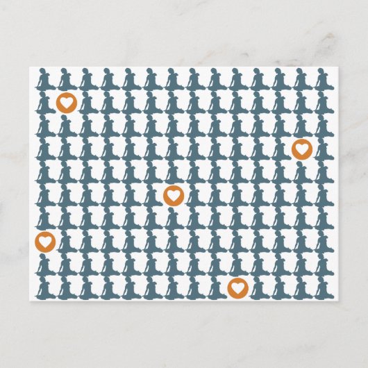 ポストカードに着席 ポストカード (正面)