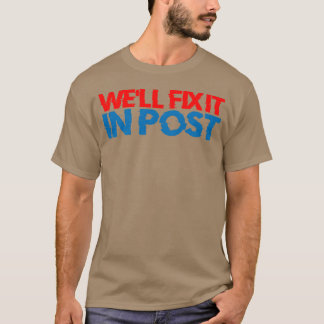ポストカードにWell+Fi+It+Inと書いて贈るギフト Tシャツ