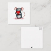 ポストカードのように私の心を持って ノートカード (正面/裏面)