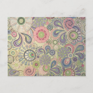 ポストカードのアーティチクアート（夢の中） ポストカード