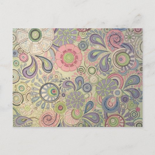 ポストカードのアーティチクアート（夢の中） ポストカード (正面)