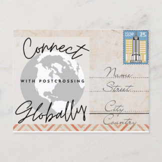 ポストカードのグローバル接続 ポストカード