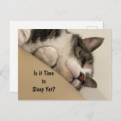 ポストカードのスリープ時間 ポストカード (正面/裏面)