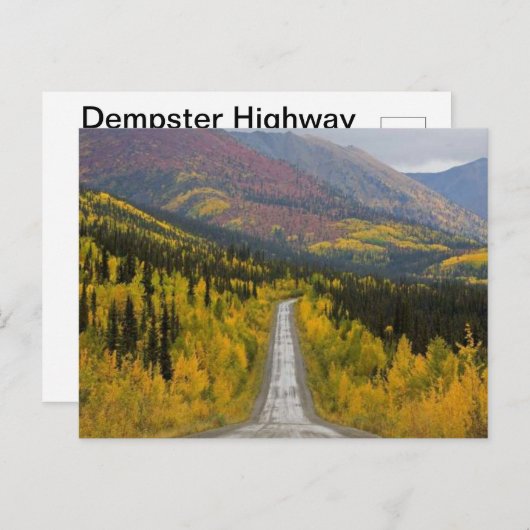 ポストカードのデンプスター高速道路 シーズンポストカード (正面/裏面)