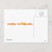 ポストカードのトリックまたは処理 シーズンポストカード (裏面)