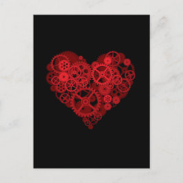 ポストカードのハート方法 ポストカード