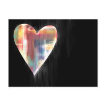 ポストカードのハート