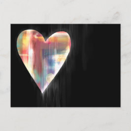 ポストカードのハート ポストカード