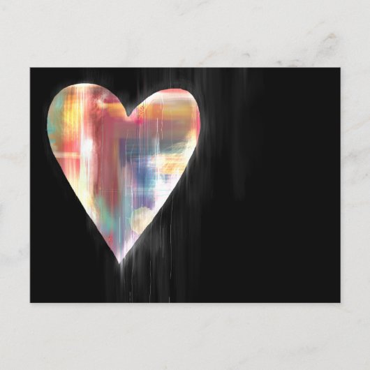 ポストカードのハート ポストカード (正面)