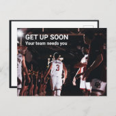 ポストカードの取得：あなたのチームがあなたを必要とする ポストカード (正面/裏面)