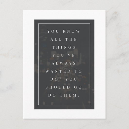 ポストカードの実行 ポストカード (正面)