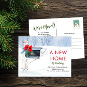 ポストカードの移動アナウンス引っ越しました 案内ポストカード