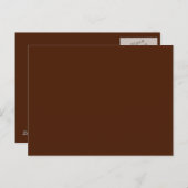 ポストカードの茶色の背景 ポストカード (正面/裏面)