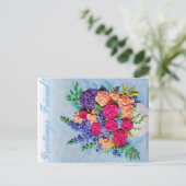 ポストカードの陽気フローラ ポストカード (スタンド正面)