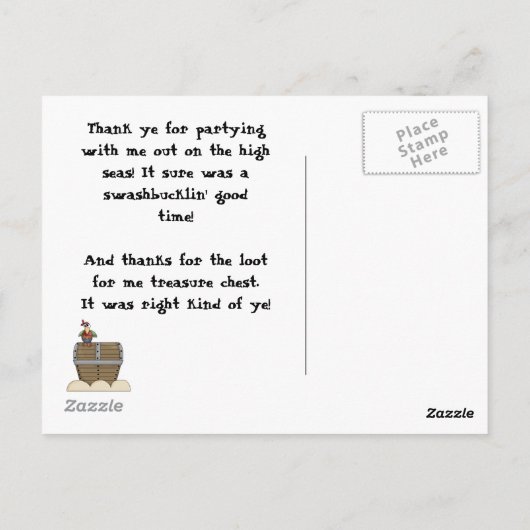 ポストカードをありがとう ポストカード (裏面)