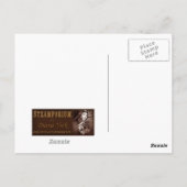 ポストカードを印象付けるドレス ポストカード (裏面)