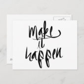 ポストカードを実行する ポストカード (正面/裏面)