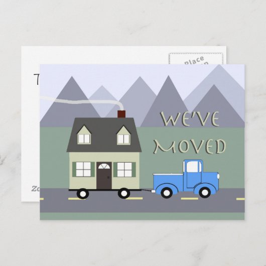 ポストカードを移動しています 案内ポストカード (正面/裏面)