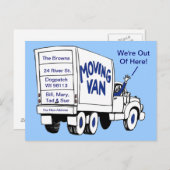 ポストカードを移動しています 案内ポストカード (正面/裏面)