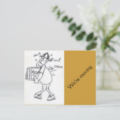 ポストカードを移動しています 案内ポストカード (スタンド正面)